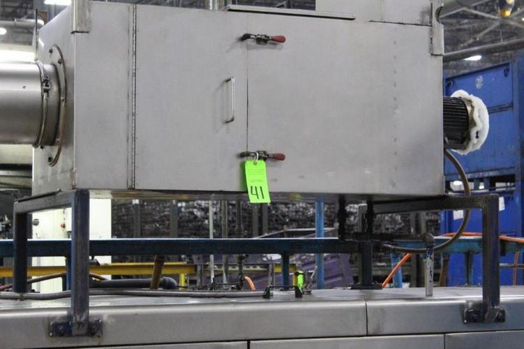 Midbrook #G5024W1R1B0, 3-stage parts washer, 24" W x 12" H, elect heated wash/rinse, 4' Regen blow-off, 2001 - Image 5