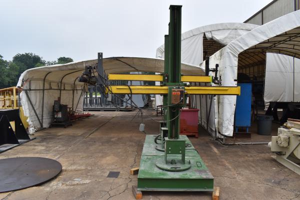 6' x 6' Stinger #6x6M-PC, welding manipulator, 120 V., manual push car - Image 2