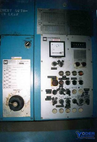 9-1/8" Kaltenbach, cold saw, 28" blade diameter, 7.5" square, 9-1/8" round, 1980, #12670 - Image 6