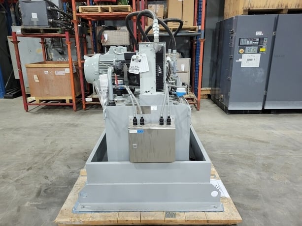 25 HP Rexon #284TD, Hydraulic Power Unit w/Radiator & Double Motors, 400 liters Tank, 3 Ph., 1765 RPM, 575 V - Image 7
