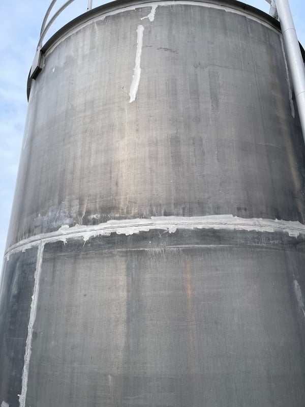29036 gallon Peacock Inc, Aluminum Storage Tank For Hydrogen Peroxide, 15' diameter x 27' H, 132000 Liters - Image 5