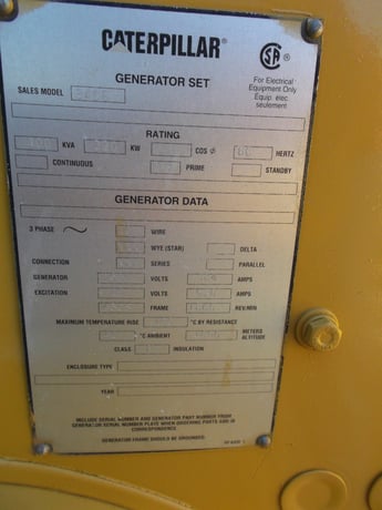 320 KW Caterpillar #SR4, diesel generator set, 600 Volts, 10 wire, rblt. - Image 4