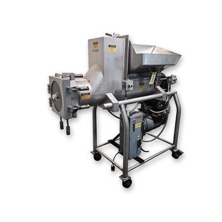 Stainless Steel Cheese Screw Extruder, 15 HP, 12" x 56" auger - Image 1
