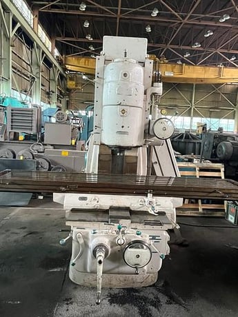 Cincinnati Milacron #LA High-Power, dial-type vertical mill, 20" x104-1/2" table, motor on knee - Image 8