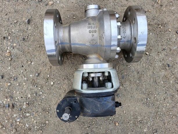 4" Chaoda Valves Group #10-4-8-BTM-2-FP-RF-CF8M-17-CrC-G-G, Ball Valve, Class 600, stainless steel - Image 7