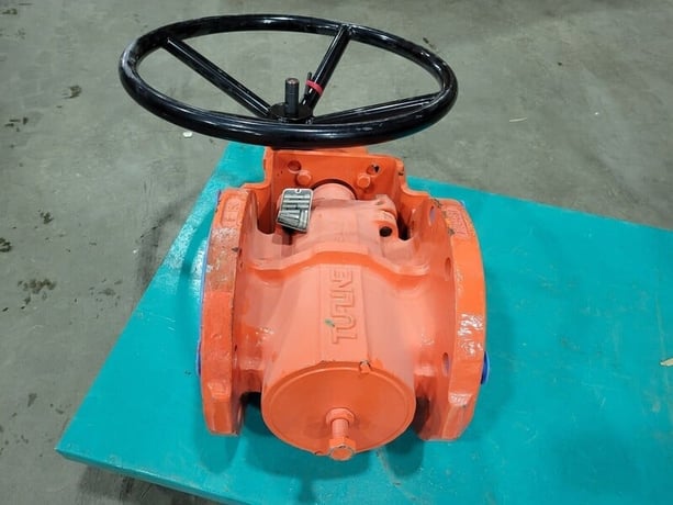 6" Tuflin Xomox #061EG, Plug Valve, Class 150, Seat/Liner PFA, 400 Deg F - Image 4