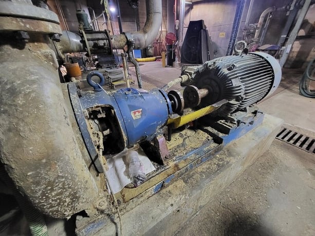 3302 GPM @ 159' TDH, Goulds #3175M, Paper Stock/Process Pump, 125 HP, 1182 RPM, 575 V, 10x12-18 size - Image 3