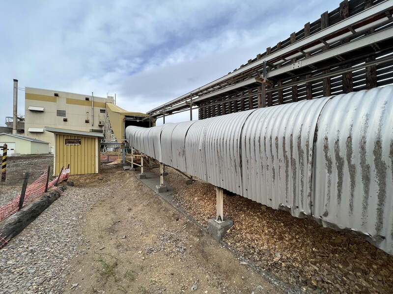 Outdoor Conveyor System, 8 Sections, 91.174 m Overall Length, 30" width Conveyor, 9' 8-1/8" Length per - Image 6