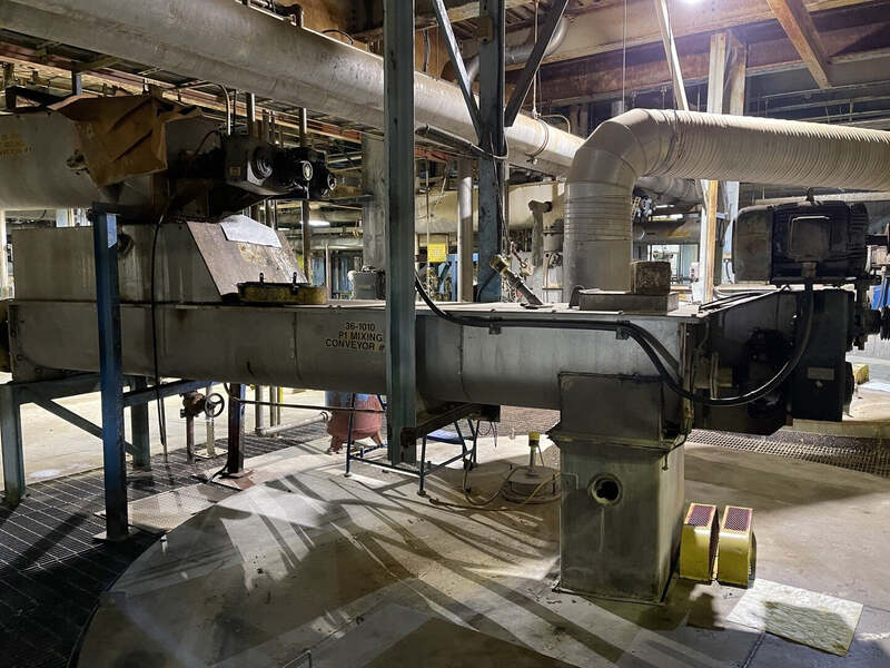 Stainless Steel Mixing Conveyor, 14' 7" L Flow Section, 16" x 16" Inspection Door, 12" Ventilation Nozzle - Image 4
