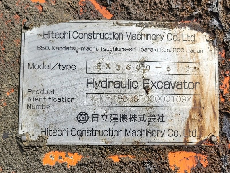 HITACHI EX3600-5 Parts: Superstructure/Main Frame - Image 2