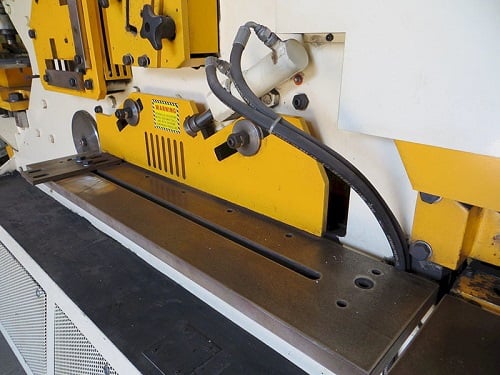 8" x 8" x 3/4" Geka #Hydracrop-165S, hydraulic ironworker, 165 ton, 20" throat, 20 HP - Image 5