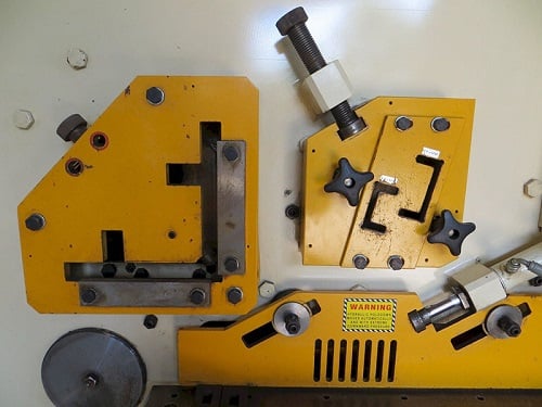 8" x 8" x 3/4" Geka #Hydracrop-165S, hydraulic ironworker, 165 ton, 20" throat, 20 HP - Image 7
