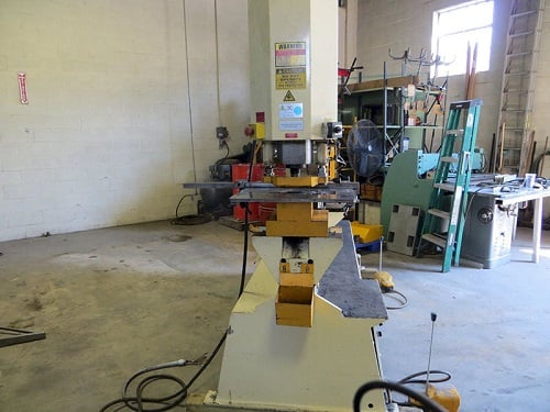 8" x 8" x 3/4" Geka #Hydracrop-165S, hydraulic ironworker, 165 ton, 20" throat, 20 HP - Image 9