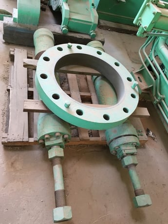 700 Ton, Loewy, 5x17" billet, die slide, stump shear, Rexroth hydraulic, new PLC controls, reconditioned - Image 5