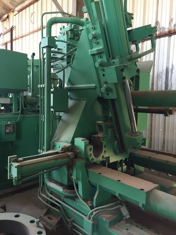 700 Ton, Loewy, 5x17" billet, die slide, stump shear, Rexroth hydraulic, new PLC controls, reconditioned - Image 10