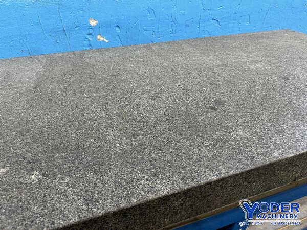 36" x 72" x 8-1/2" Challenge, granite surface plate with stand, grade B, gray color, 4 ledges - Image 8