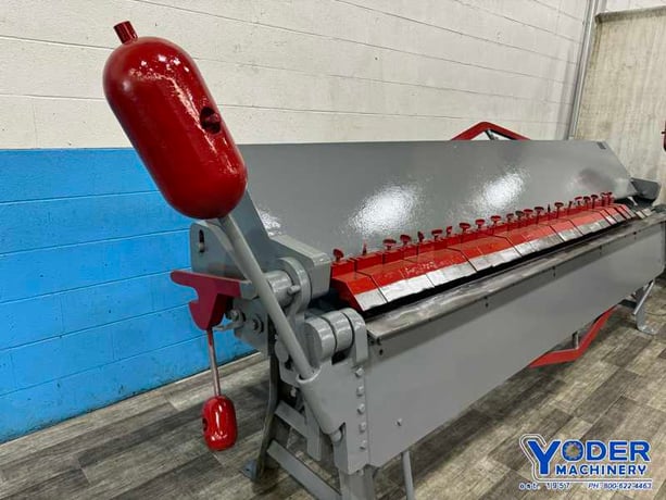 14 gauge x 10' Dreis & Krump #W37, box & pan finger brake, manual clamping - Image 2