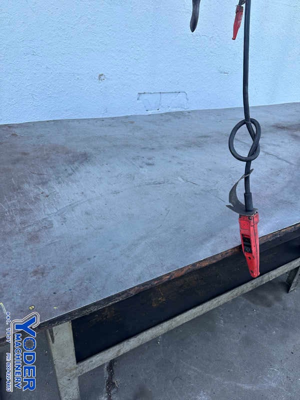 Lodestar, 12' shop made crane system with (2) 1 ton CM electric hoist - Image 6