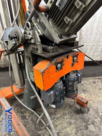 No. SM-DBM50 Steelmax, double sided beveling machine, 1/2" to 2-3/4" thickness, 15-50&deg; bevel angle - Image 2