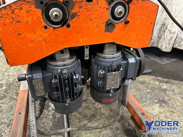 No. SM-DBM50 Steelmax, double sided beveling machine, 1/2" to 2-3/4" thickness, 15-50&deg; bevel angle - Image 7