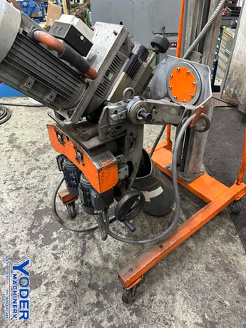 No. SM-DBM50 Steelmax, double sided beveling machine, 1/2" to 2-3/4" thickness, 15-50&deg; bevel angle - Image 9