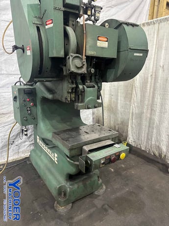 40 Ton, Rousselle #4G, back geared press, 3" stroke, 13" Shut Height, air clutch & brake, 5 HP, 45 SPM - Image 2