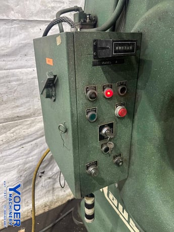 40 Ton, Rousselle #4G, back geared press, 3" stroke, 13" Shut Height, air clutch & brake, 5 HP, 45 SPM - Image 6