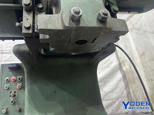 40 Ton, Rousselle #4G, back geared press, 3" stroke, 13" Shut Height, air clutch & brake, 5 HP, 45 SPM - Image 7