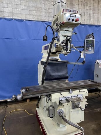 Acer #eMill-3VKH, vertical mill, 2-Axis Newall C-80 digital read out, 10" x50"table, 3 HP, 4500 RPM, 2004 - Image 2