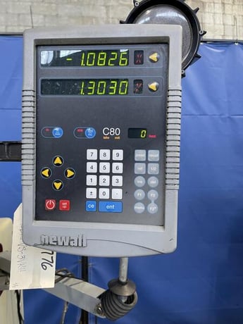Acer #eMill-3VKH, vertical mill, 2-Axis Newall C-80 digital read out, 10" x50"table, 3 HP, 4500 RPM, 2004 - Image 3
