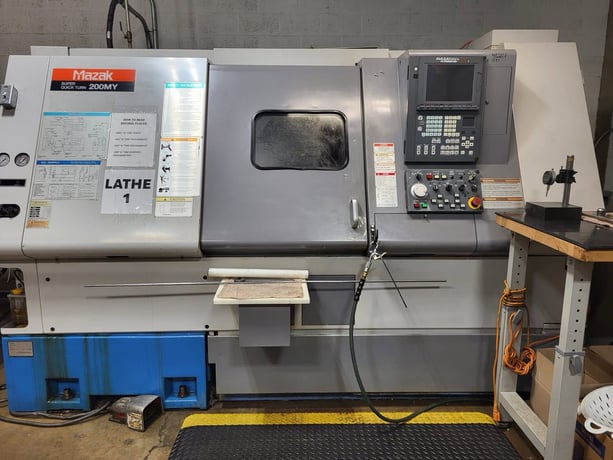 Mazak #Super-Quick-Turn-200MY, CNC Turning Center, 20.6" swing, 11.8" turning diameter, 8" chuck, 2"  bar - Image 1