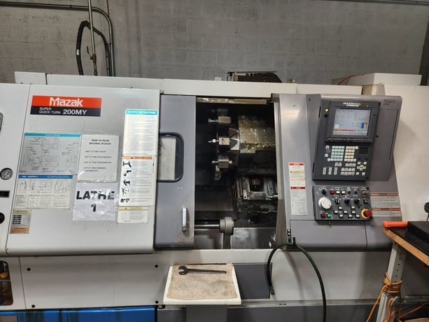 Mazak #Super-Quick-Turn-200MY, CNC Turning Center, 20.6" swing, 11.8" turning diameter, 8" chuck, 2"  bar - Image 2