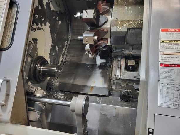 Mazak #Super-Quick-Turn-200MY, CNC Turning Center, 20.6" swing, 11.8" turning diameter, 8" chuck, 2"  bar - Image 5