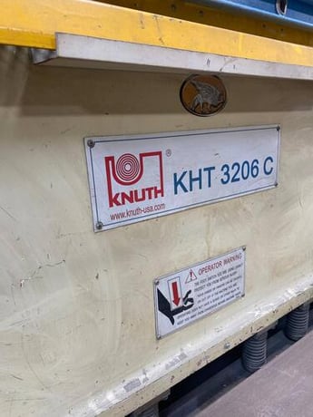 1/4" x 10' Knuth #3206C, Shear, Front Squaring Arms, Power Back Gauge, 2008 - Image 6