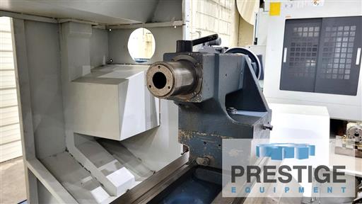 Romi #M27, 27" swing x 120" centers, Fanuc 21i-TB, 3-Jaw 16" chuck, 8 station turret, tailstock, steady - Image 7