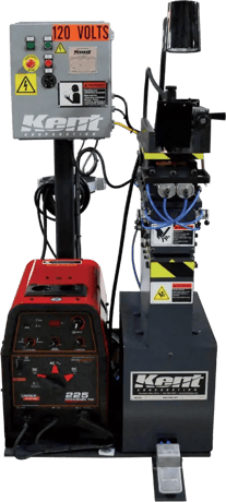 10" x .1" Kent / Tesco #10-135-PMA, shear end welder, air clamps, new - Image 2
