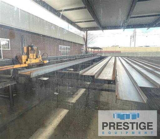 Ficep #1001-DDB, drill & saw line, Monospindle rotating drill head, ATC, Ficep Pegaso CNC, material handling - Image 6