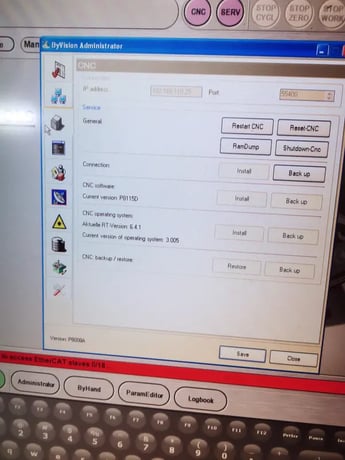 Bystronic #ByJet-Smart-3015, water jet cutting, 5' x10'tbl., 50 HP, 55000 psi, ByVision Control, abrasive - Image 5