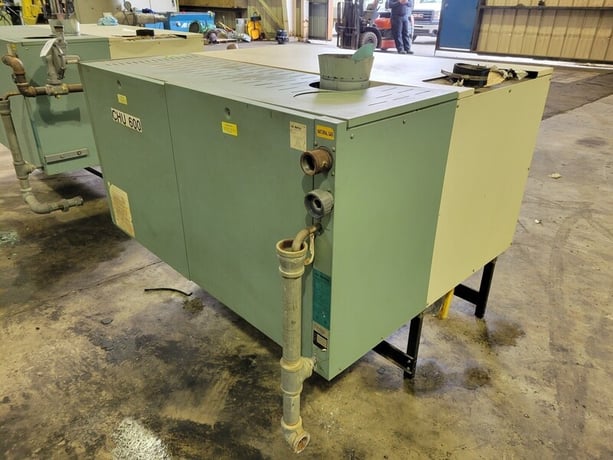 840000 BTUH gas fired humidifier, Nortec, with Eclipse burner, gas meter, valve system - Image 4