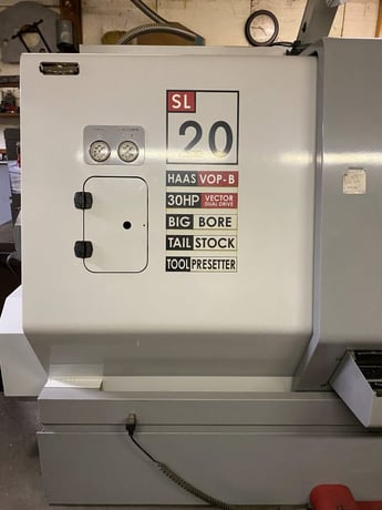 Haas #SL-20T Big Bore, CNC turning center, 23" swing, 24" centers, 2.5" bar, 3-jaw 10" chuck, 2007 - Image 1
