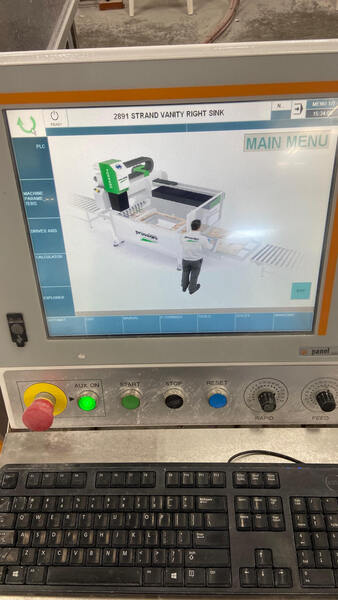 Prussiani Tornado 8X12 Sink Hole Machine, Fagor 8070 Numerical Control, 2019 - Image 2