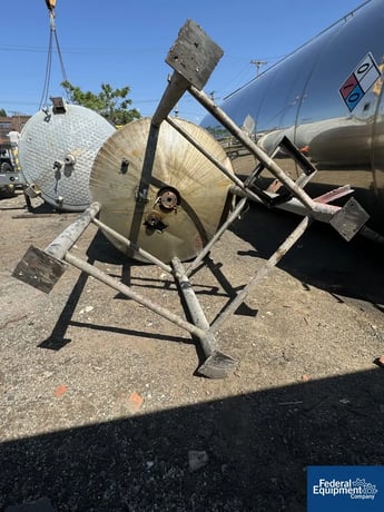 1200 gallon Precision Stainless Reactor, 304 Stainless Steel, 50/150 psi, 72" diameter x 72" straight side - Image 4