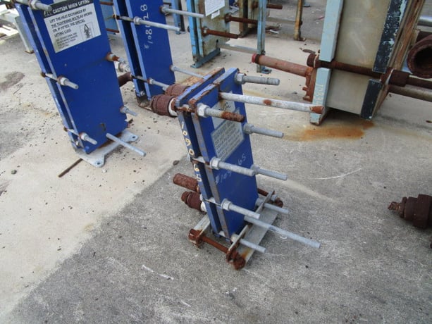 1 sq.ft., Alfa-Laval, M3-FG, small seed fermentor cooler, 150 psi, .60mm plate thickness - Image 5