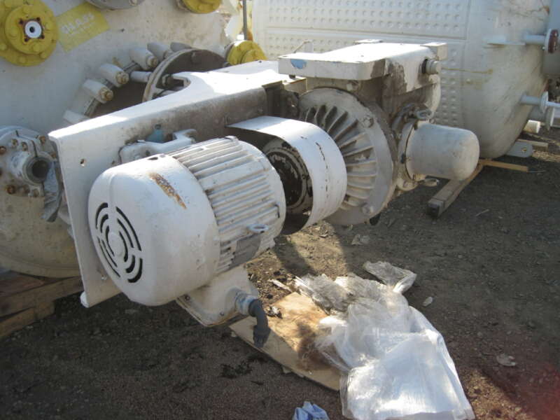 750 gallon Pfaudler, glass lined, 100 psi FV Int, 90 psi jacketed, 5 HP agitator, #1270686 - Image 6