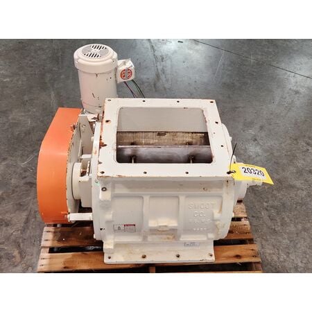 13" x 13" Smoot Co. #FT16 Magnum Systems rotary airlock valve, Carbon Steel rotor with cast iron housing, 1.5 - Image 2