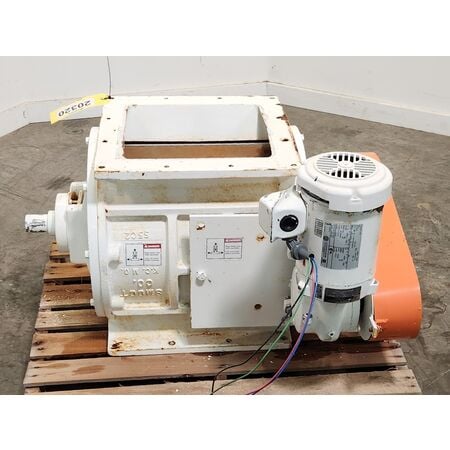 13" x 13" Smoot Co. #FT16 Magnum Systems rotary airlock valve, Carbon Steel rotor with cast iron housing, 1.5 - Image 3