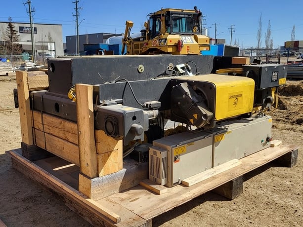 25 Ton, R & M Material Handling Spacemaster #SX60620250P65EHD0F, wire rope electric hoist, dual speed, 2005 - Image 5