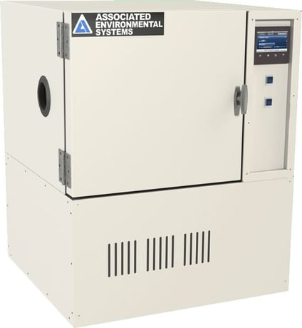 14" width x 13" D x 13" H Associated #LH-1.5, temperature humidity test chamber, 5°C to 94°C, 120 V. - Image 1