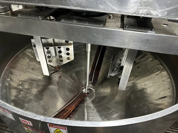 500 gallon Chester Jensen, cooker cooler mixer triple agitation & scrape surface, 1977 - Image 5