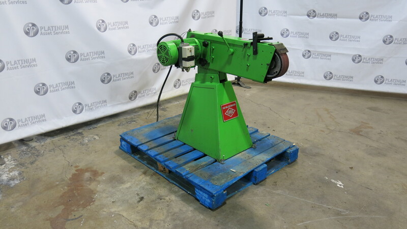 36" EHG #07580405NC, horizontal belt sander, serial #100177 - Image 2